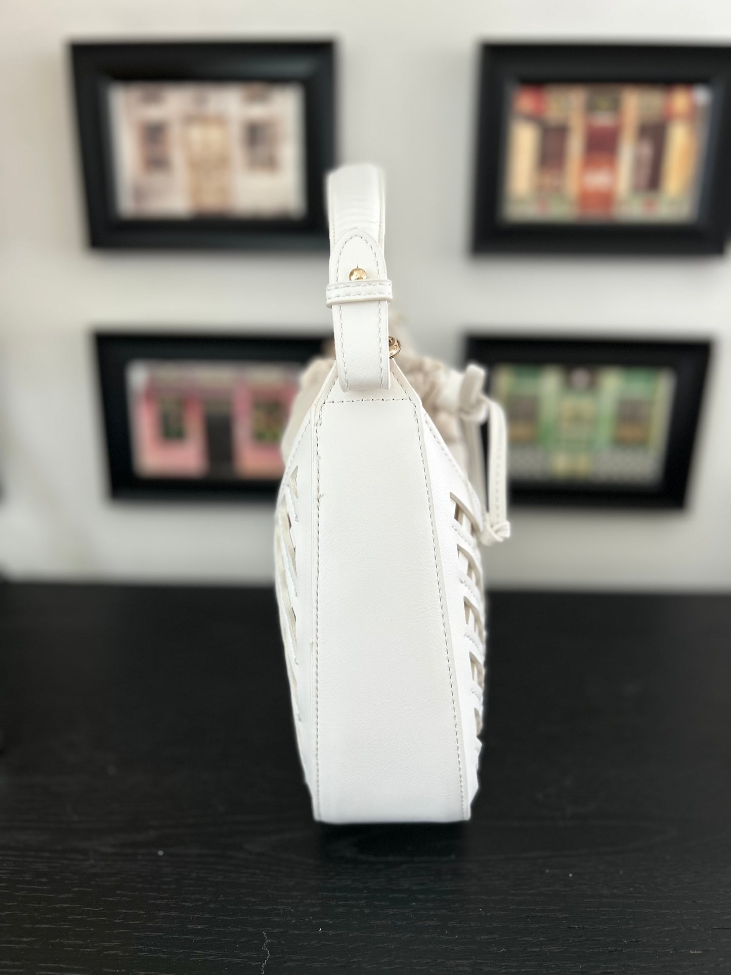 Brisa Bag (Tan, White)