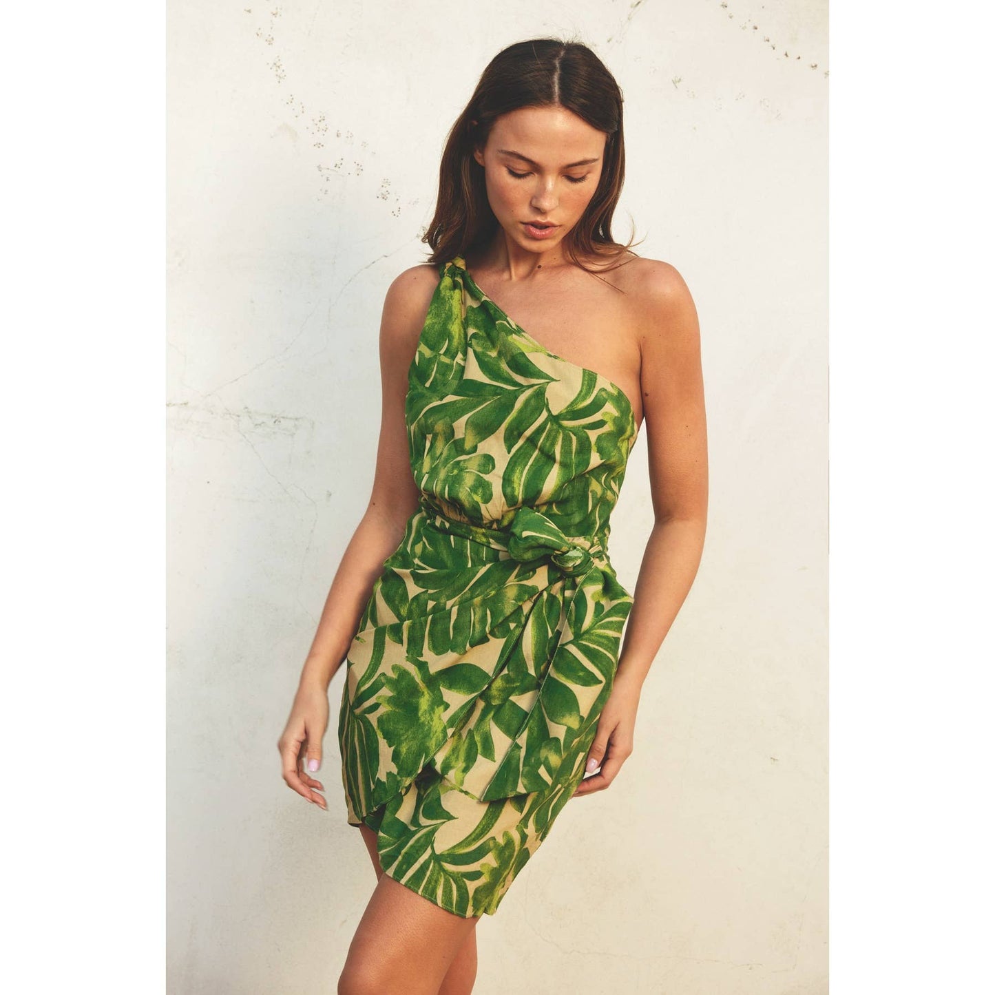 Ibiza Palm Mini Dress
