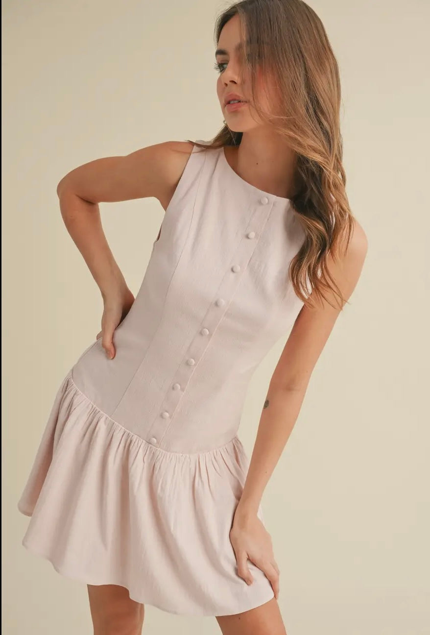 Stretch Linen Dress