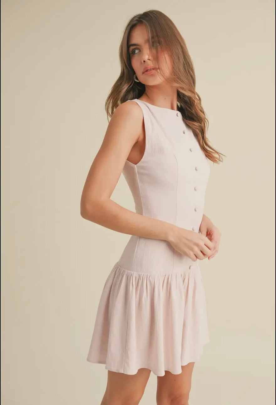 Stretch Linen Dress