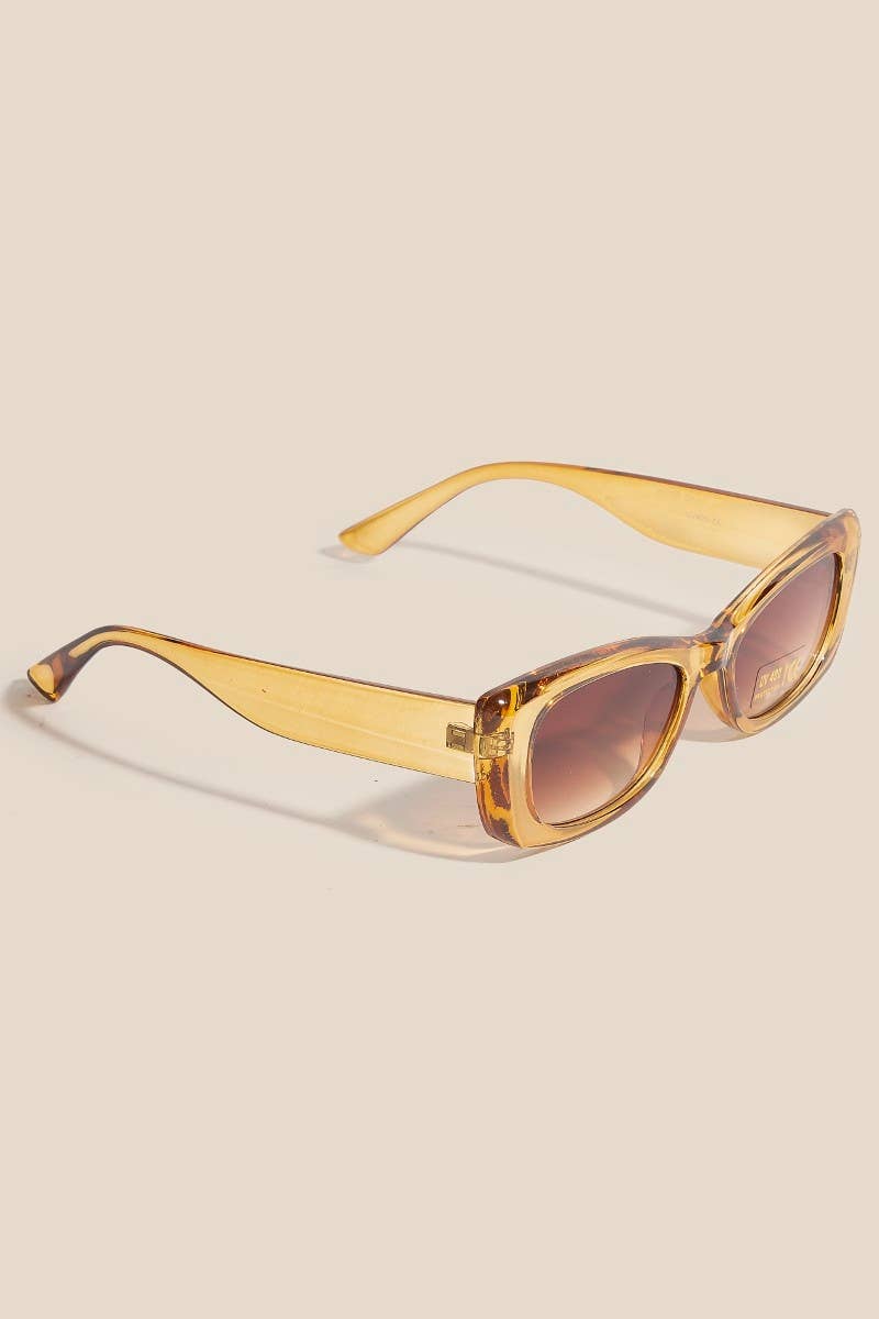 Cat Eye Rectangle Sunglasses - Assorted Colors