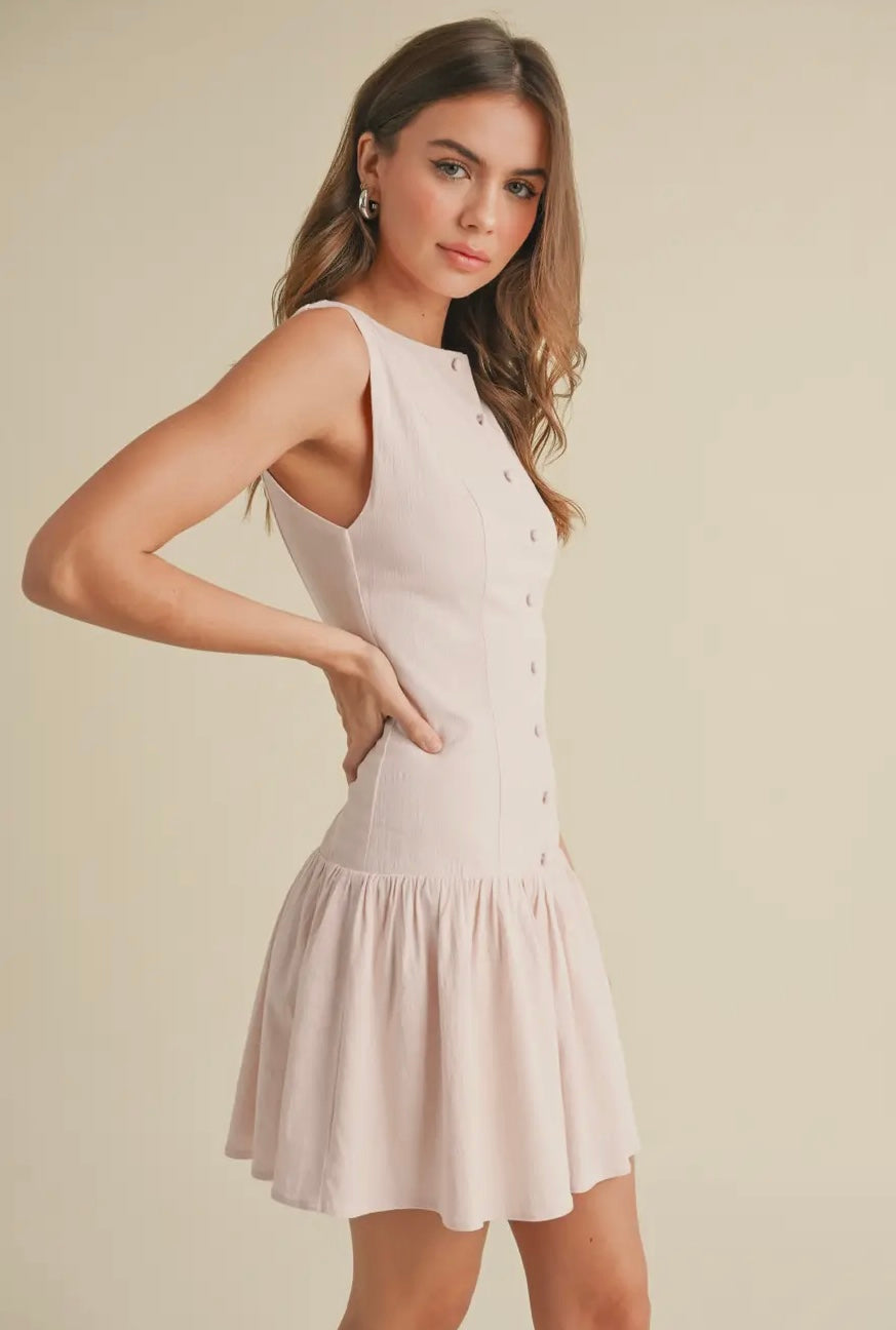 Stretch Linen Dress