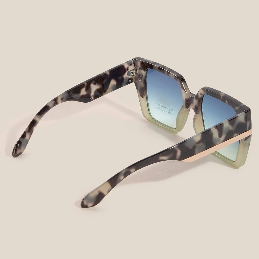 Oversized Square Frame Sunglasses - Assorted Colors