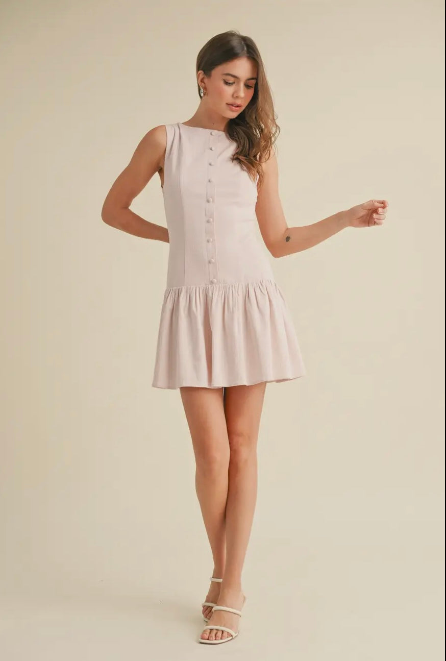 Stretch Linen Dress