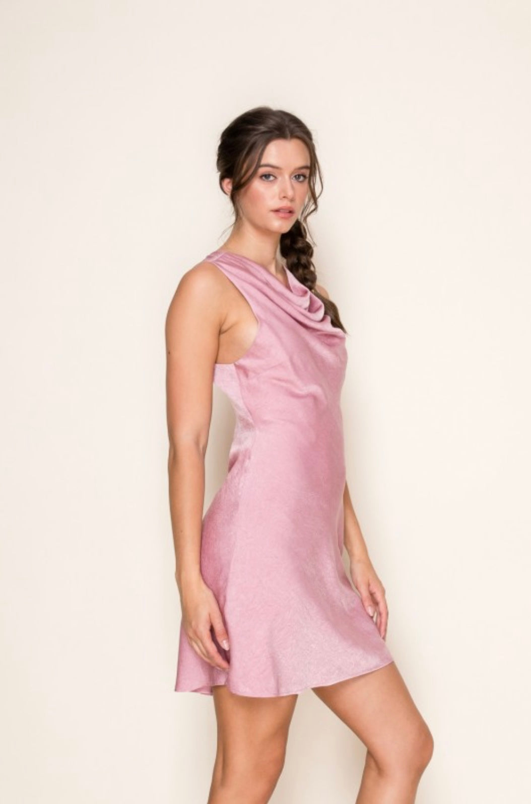 Rosé Mirage Mini Dress