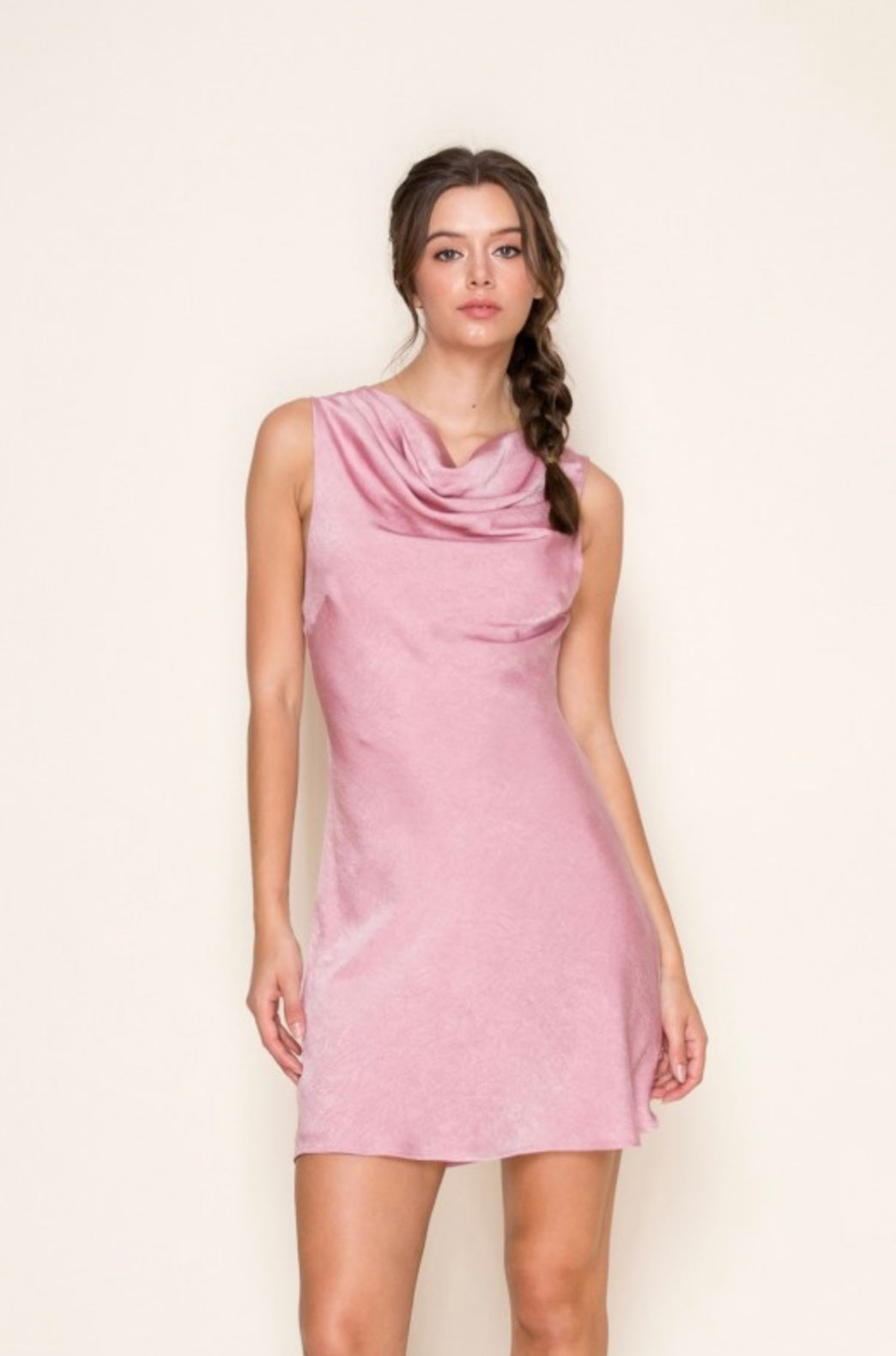 Rosé Mirage Mini Dress