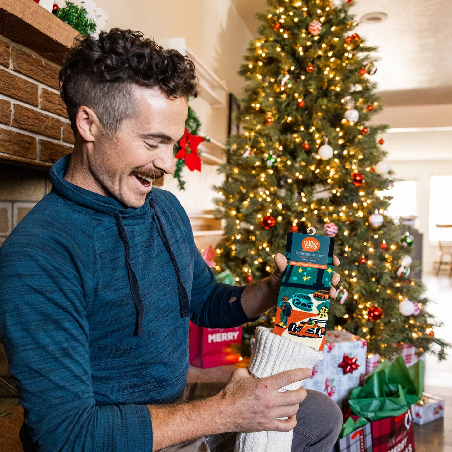 “Do Not Disturb, The Race Is On” Socks