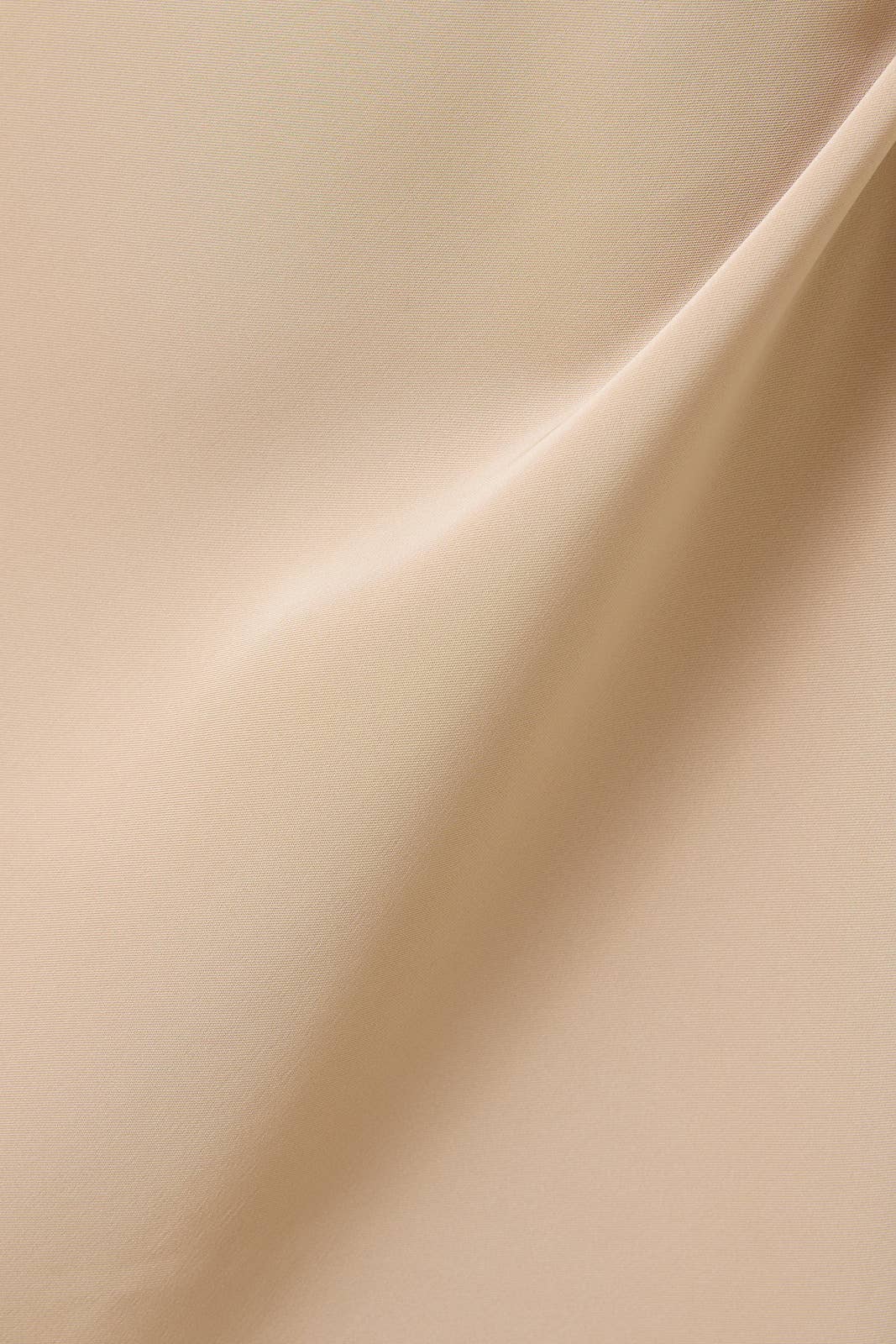 Bias Satin Maxi Skirt - Tan