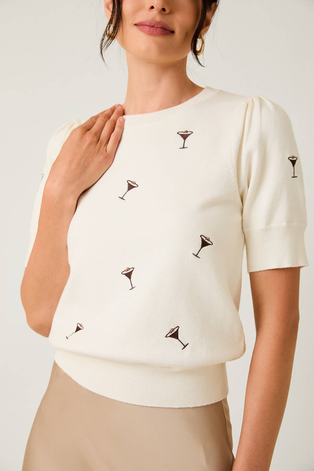 Espresso Martini Knit Top