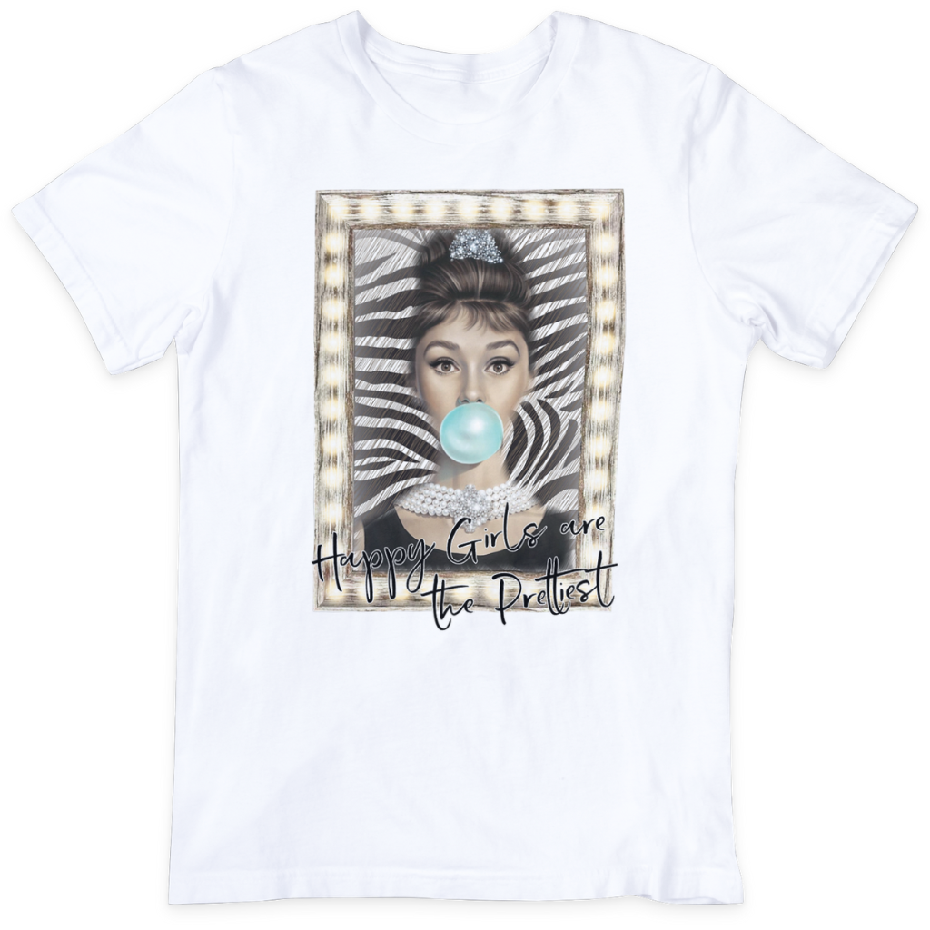 "Happy Girls are the Prettiest" T-Shirt