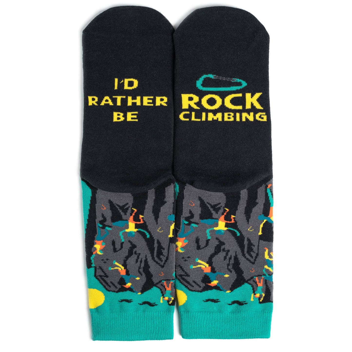 “I'd Rather Be Rock Climbing” Socks