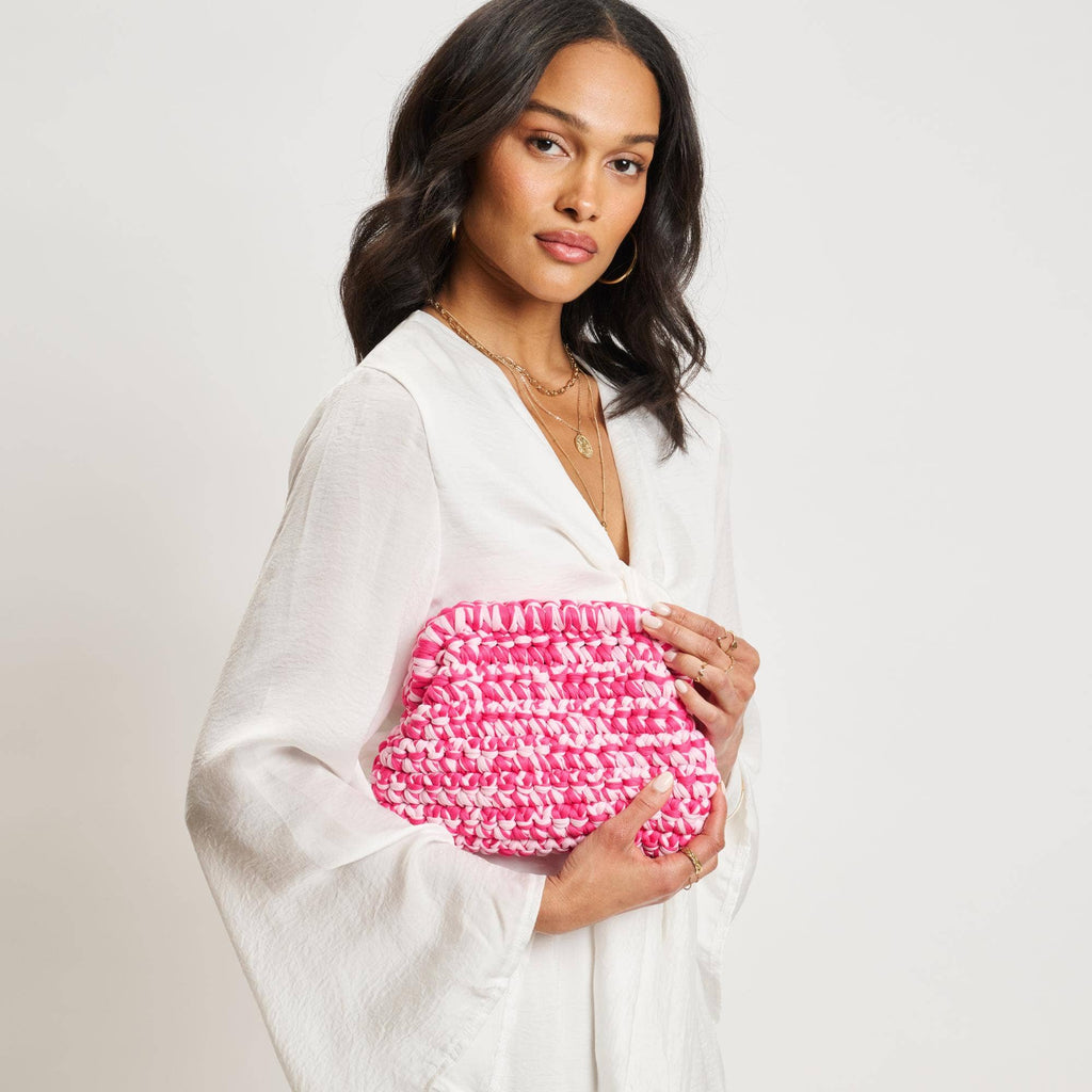 Raya Clutch - Hot Pink