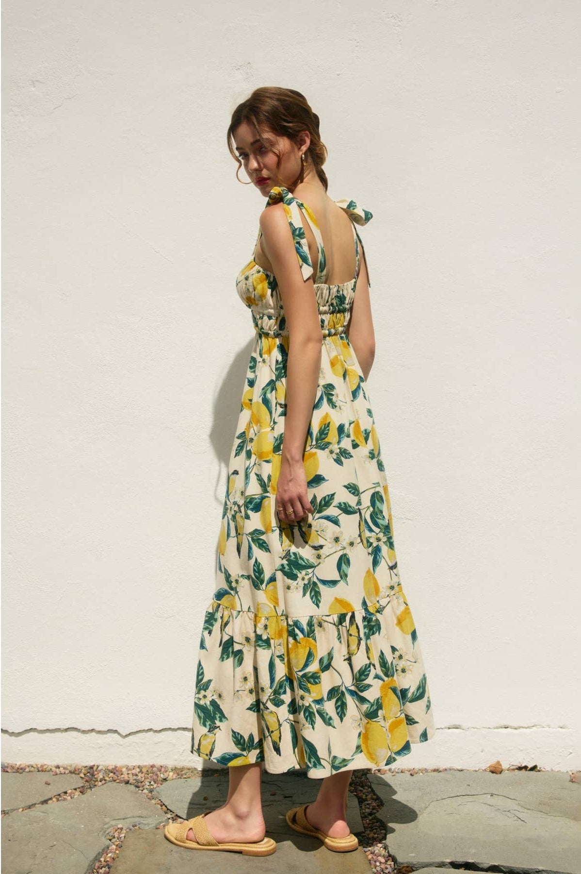 Vintage Lemonade Maxi Dress