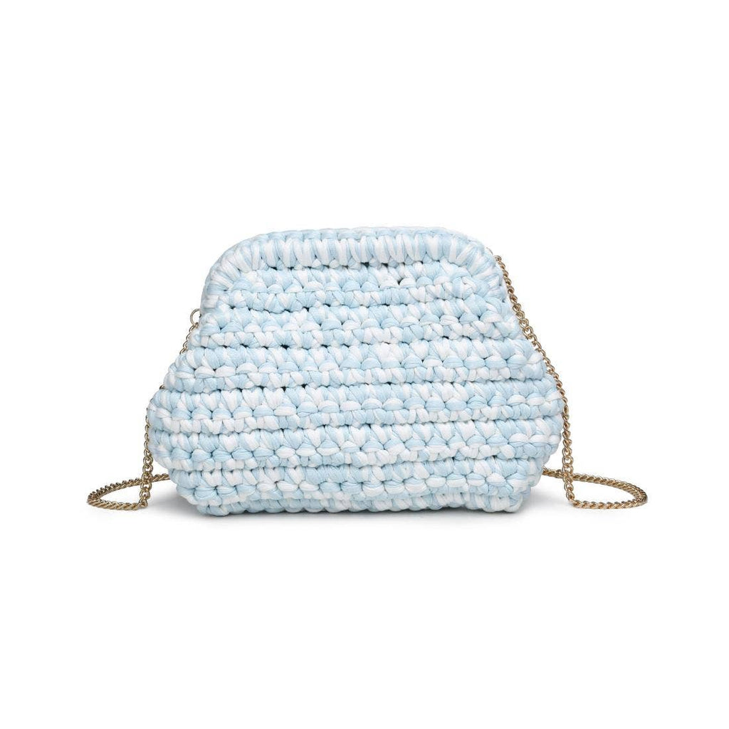 Raya Clutch: Ice Blue
