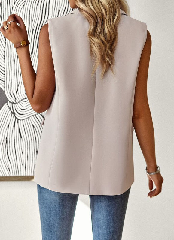 Sleeveless Blazer