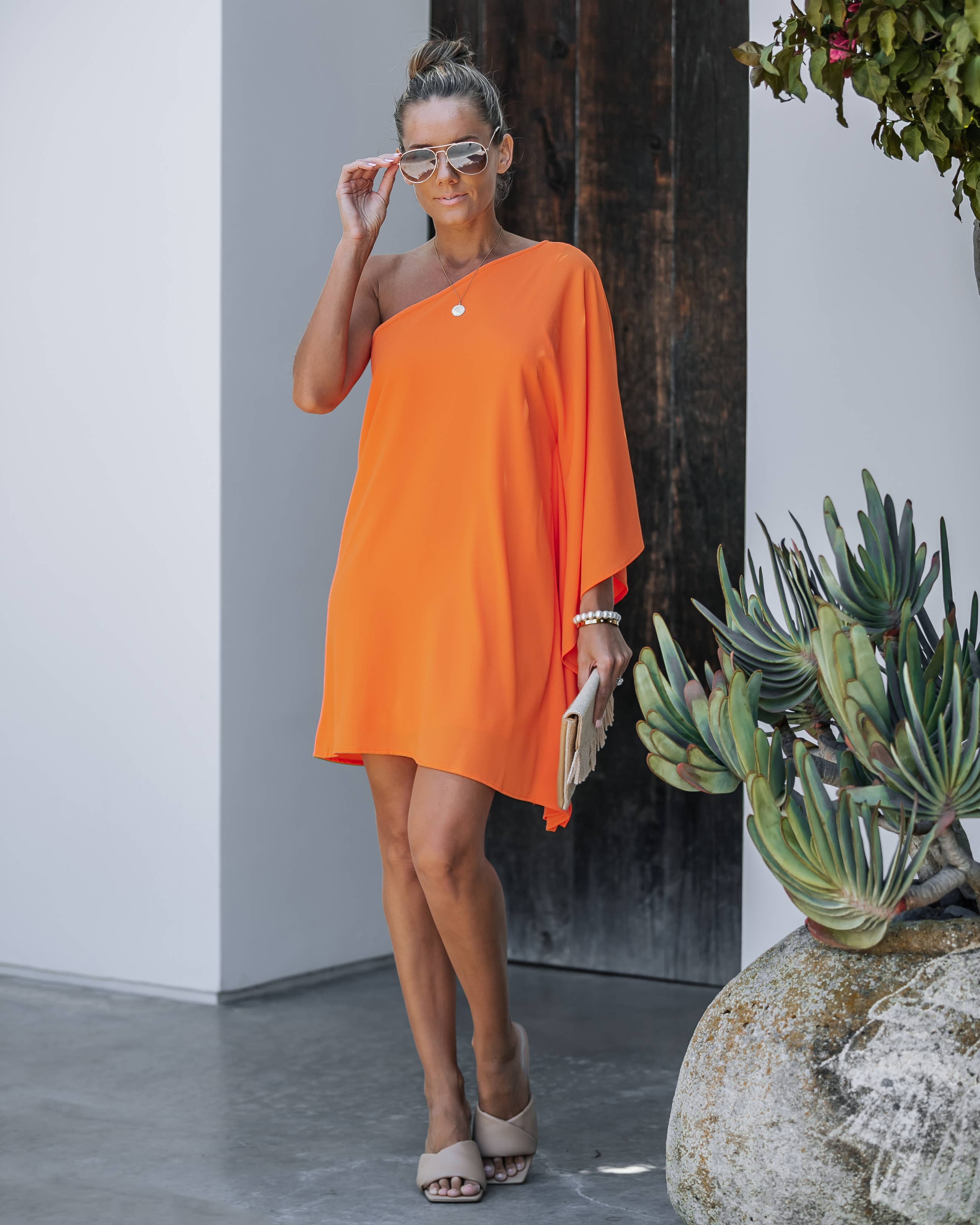 One Shoulder Carrie Dress