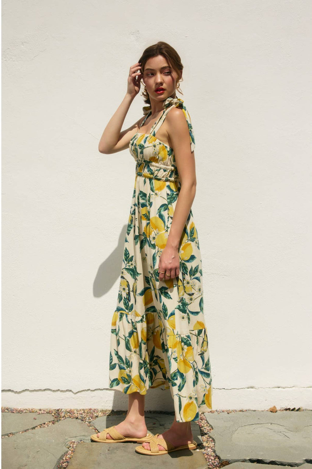 Vintage Lemonade Maxi Dress