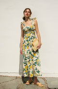 Vintage Lemonade Maxi Dress