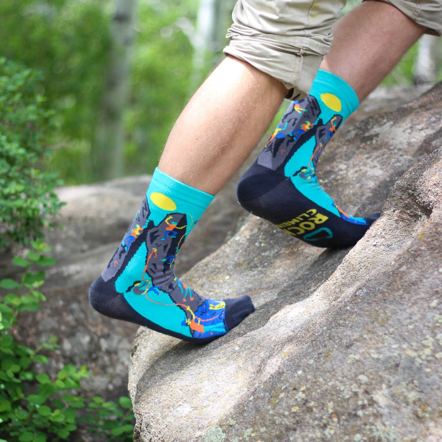 “I'd Rather Be Rock Climbing” Socks