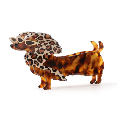 Dachshund Dog Hair Clip - Various Colors
