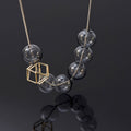 Hex Hex Necklace - Gold/Grey