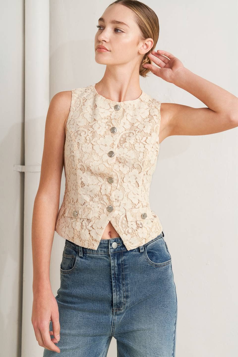 Heirloom Lace Vest