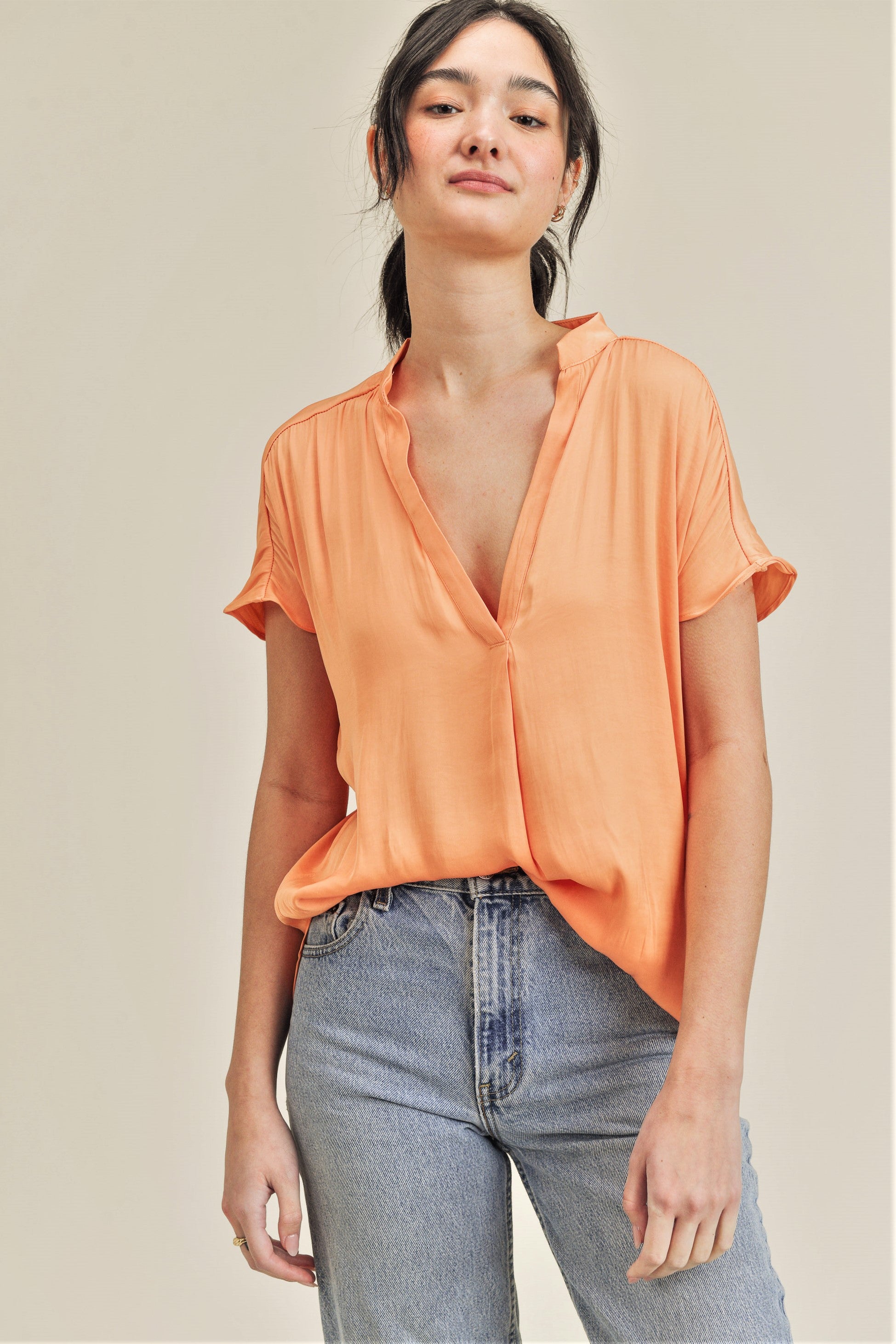 Esme Top - Tangerine