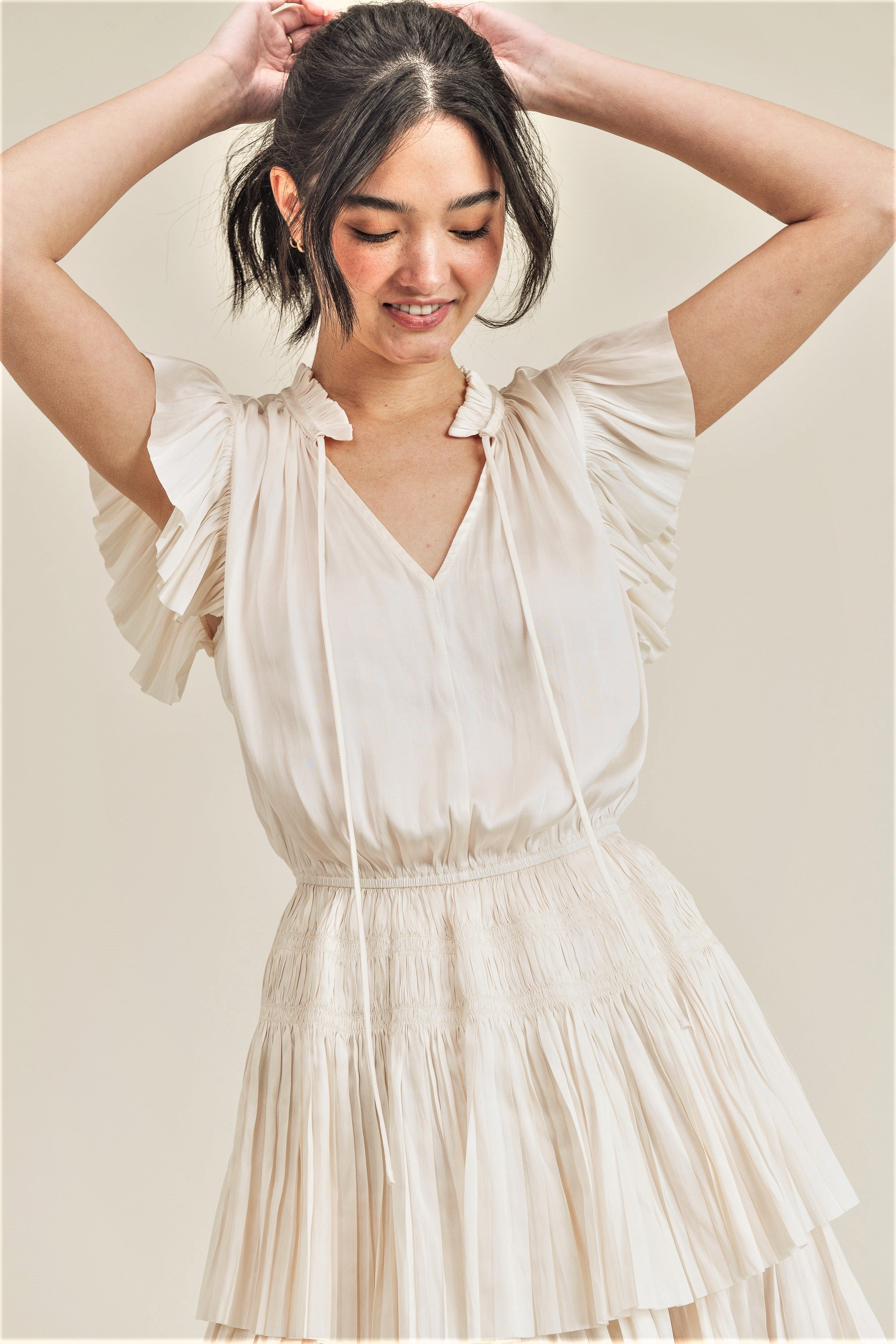 Gabrielle Dress - Champagne