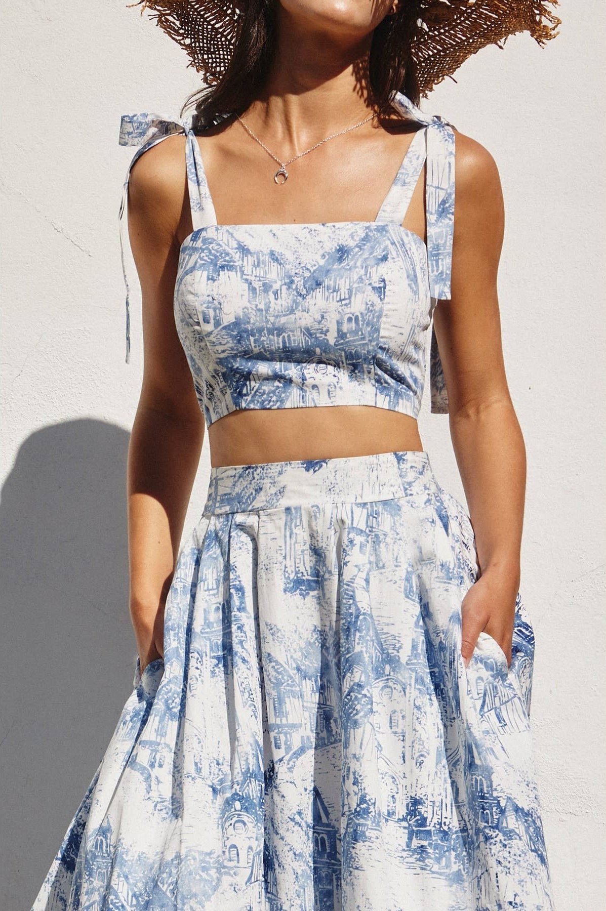 Coastline Cropped Top