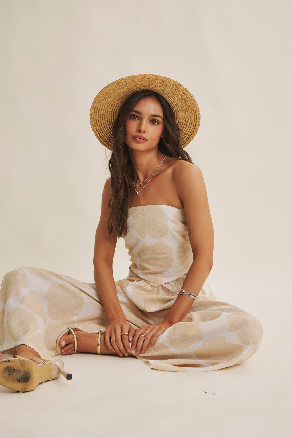 Coastal Breeze Scarf Tube Top
