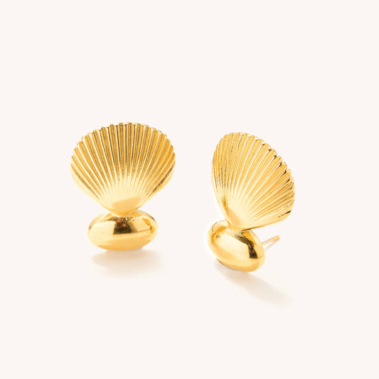 Shelly Chunky Shell Earrings