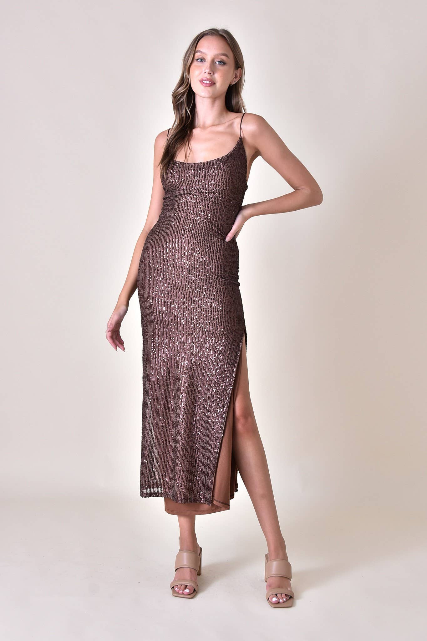 Sequin Maxi Dress