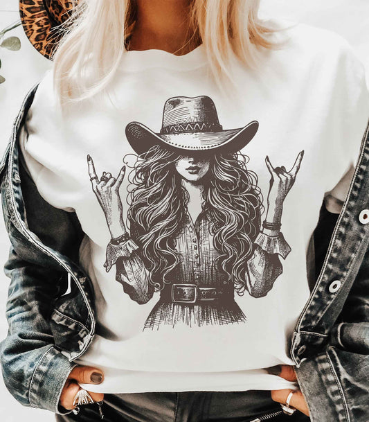 “Cowgirl Rocker” T-Shirt