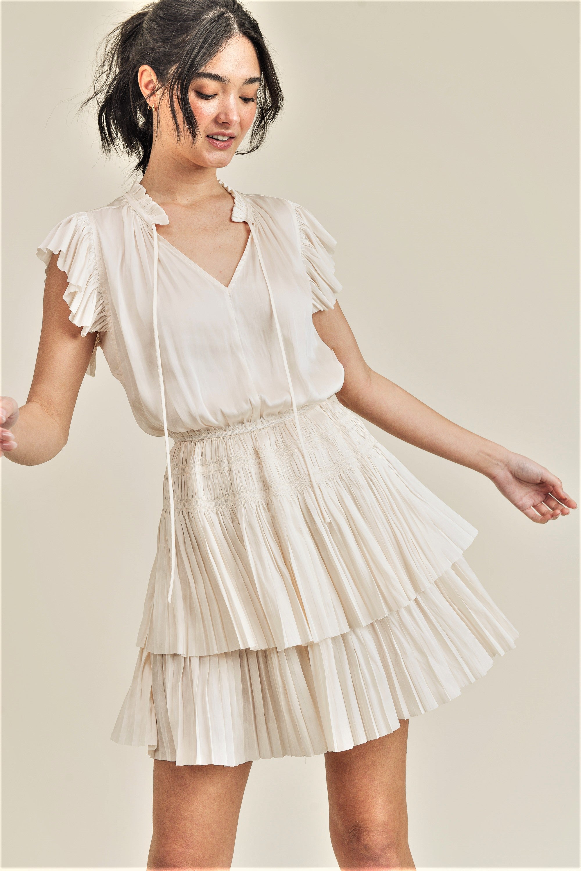 Gabrielle Dress - Champagne