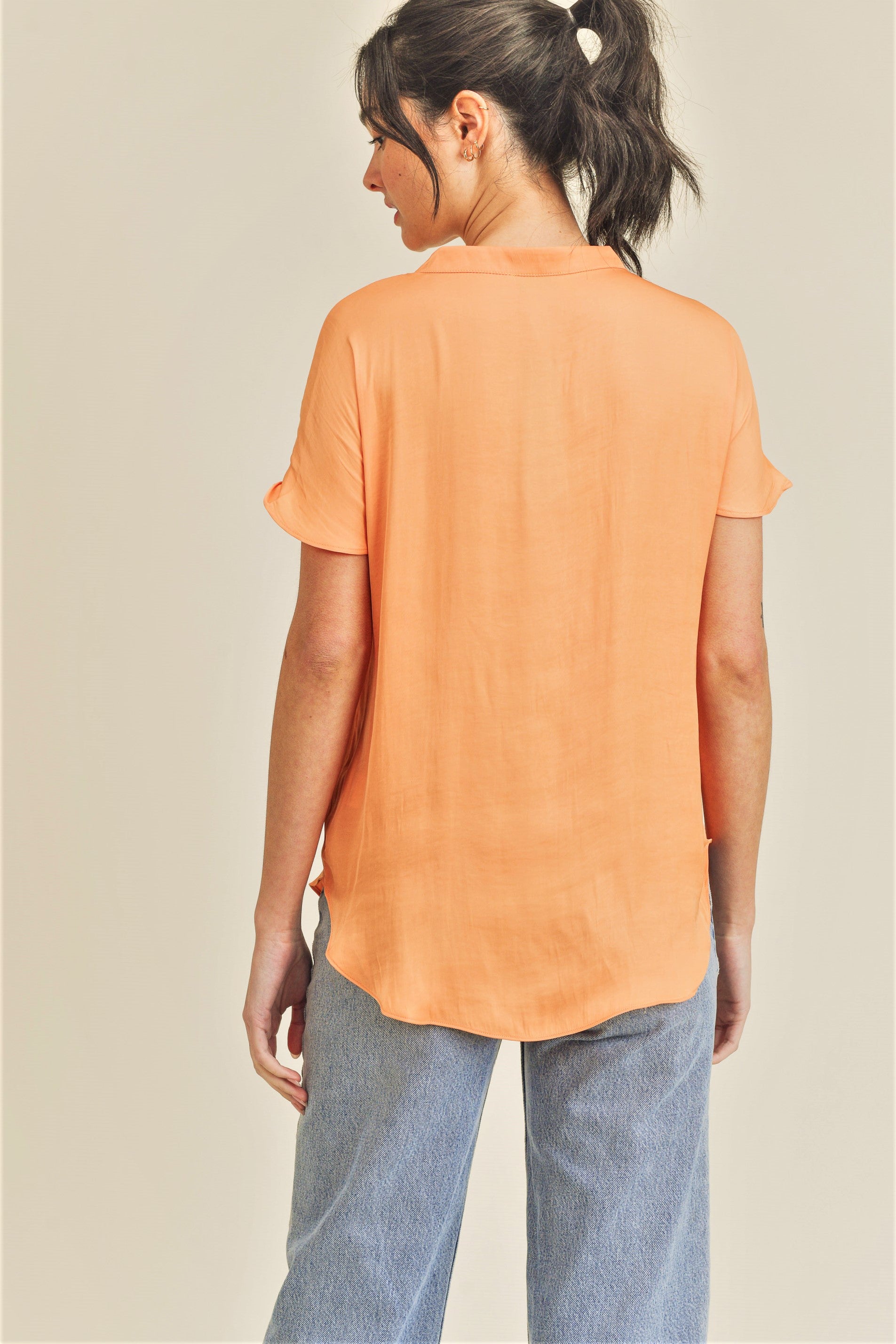 Esme Top - Tangerine