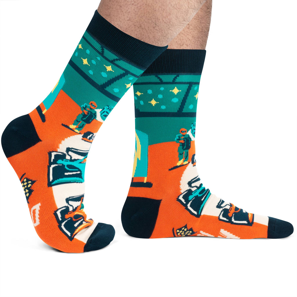 “Do Not Disturb, The Race Is On” Socks