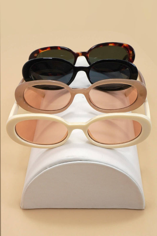Retro Oval Sunglasses