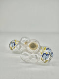 Blooming Bubbles Earrings - Blue Lapis Tulips