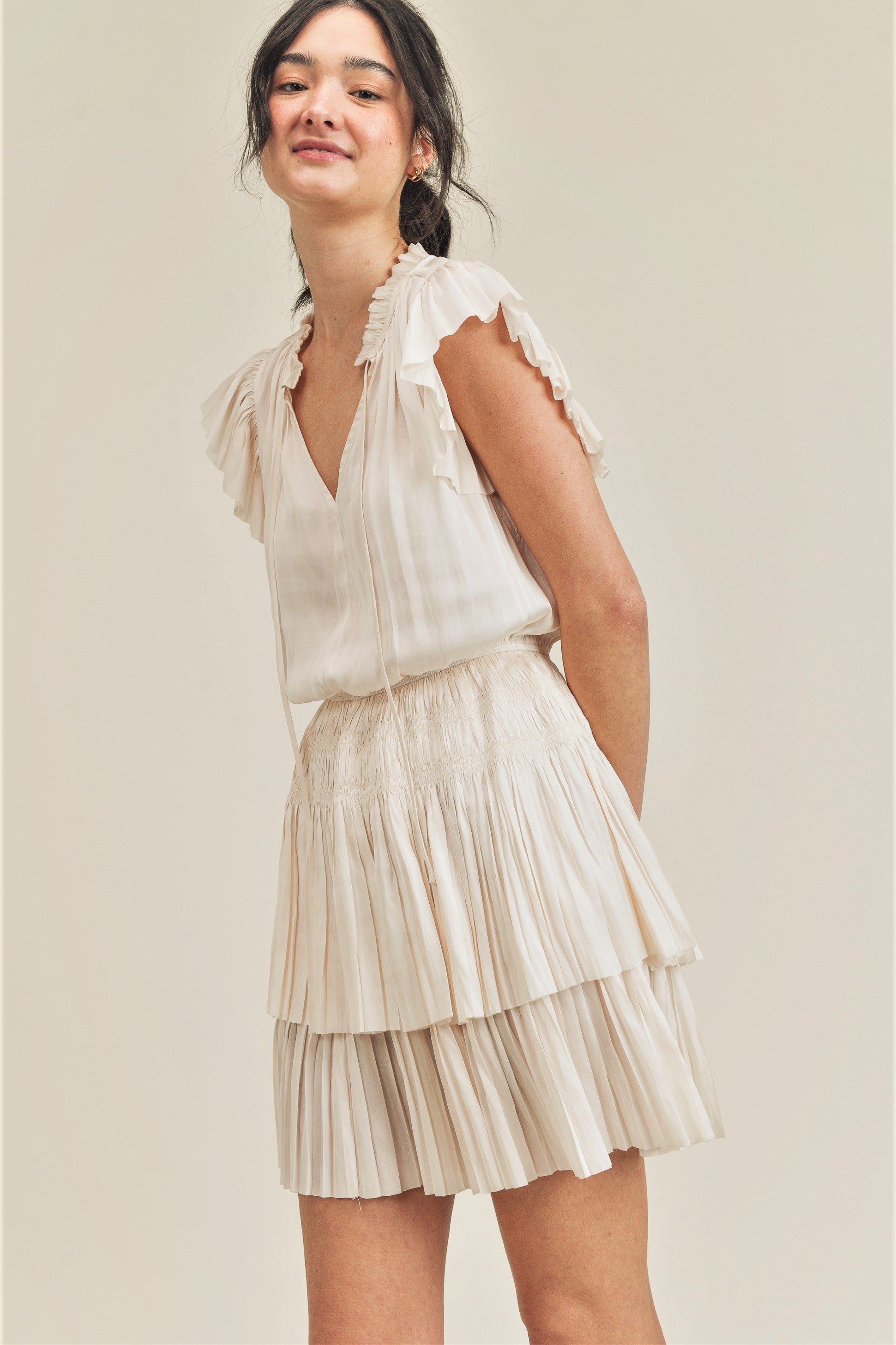 Gabrielle Dress - Champagne