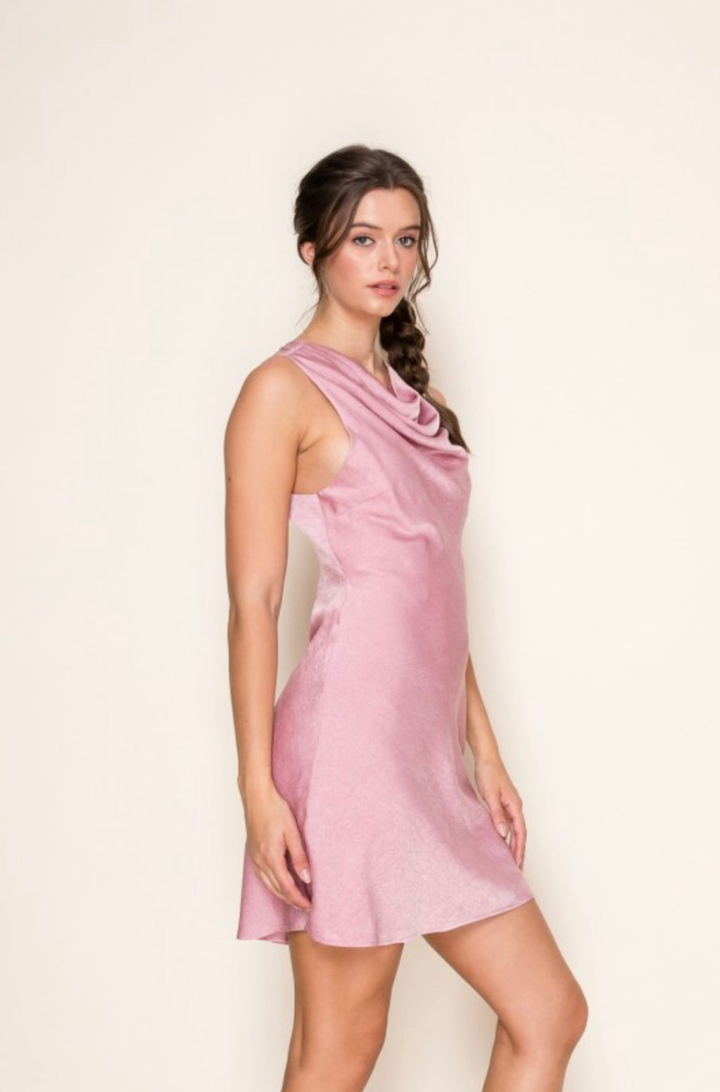 Rosé Mirage Mini Dress