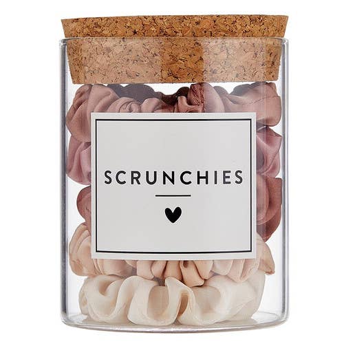 Satin Scrunchies Jar - Blush Ombre