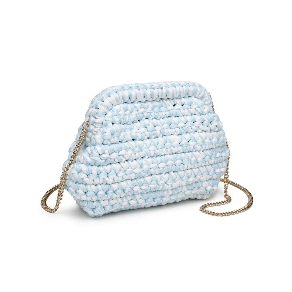 Raya Clutch: Ice Blue