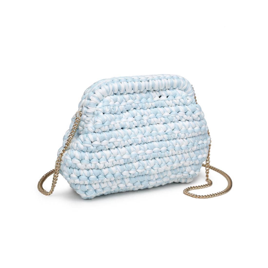 Raya Clutch: Ice Blue