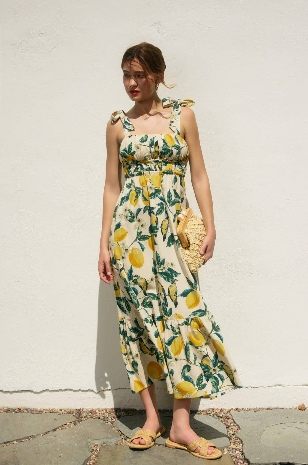 Vintage Lemonade Maxi Dress