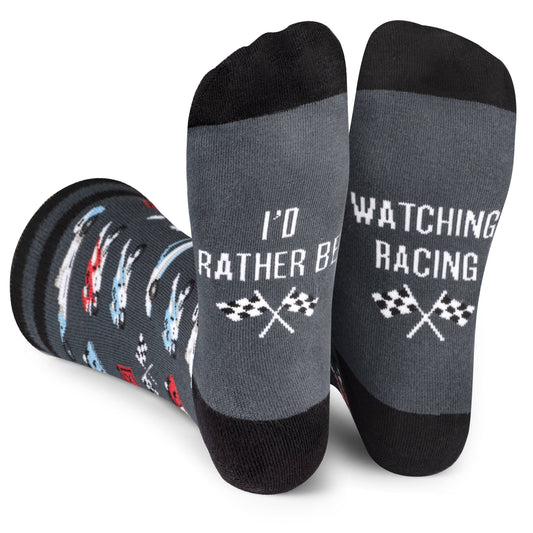“I'd Rather Be Watching Racing” Socks