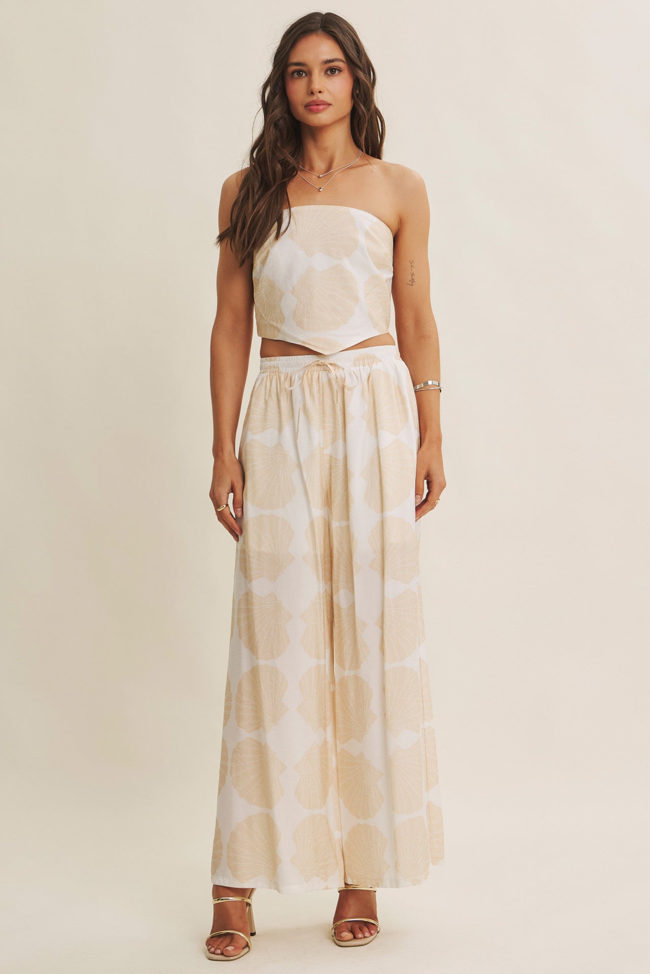 Coastal Breeze Scarf Tube Top
