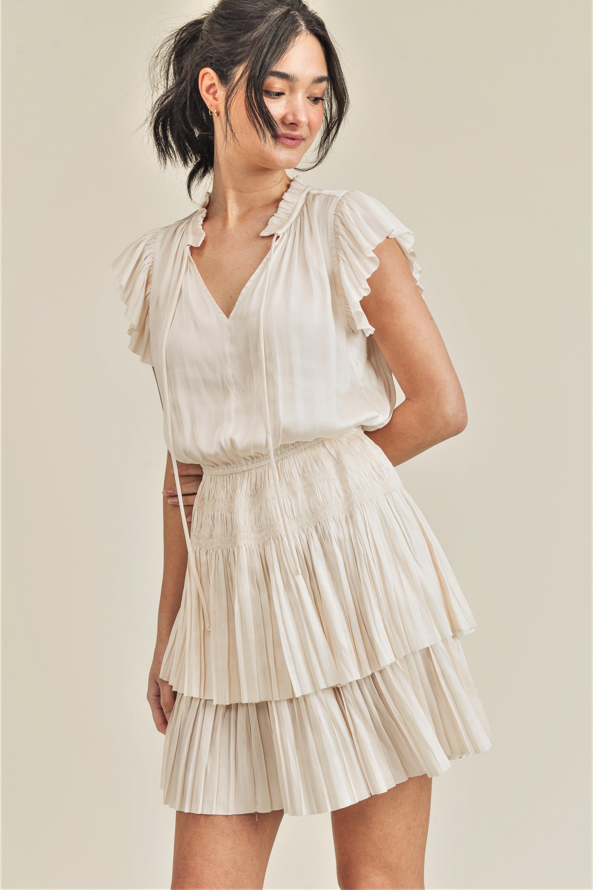 Gabrielle Dress - Champagne