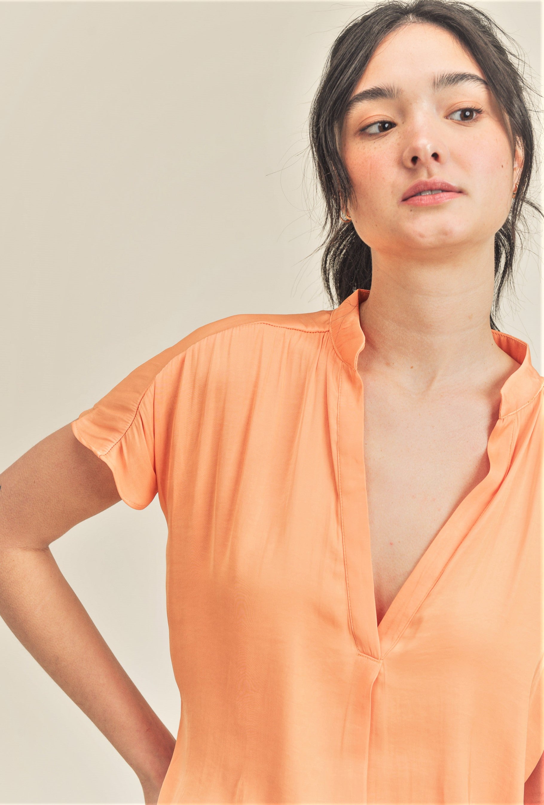 Esme Top - Tangerine