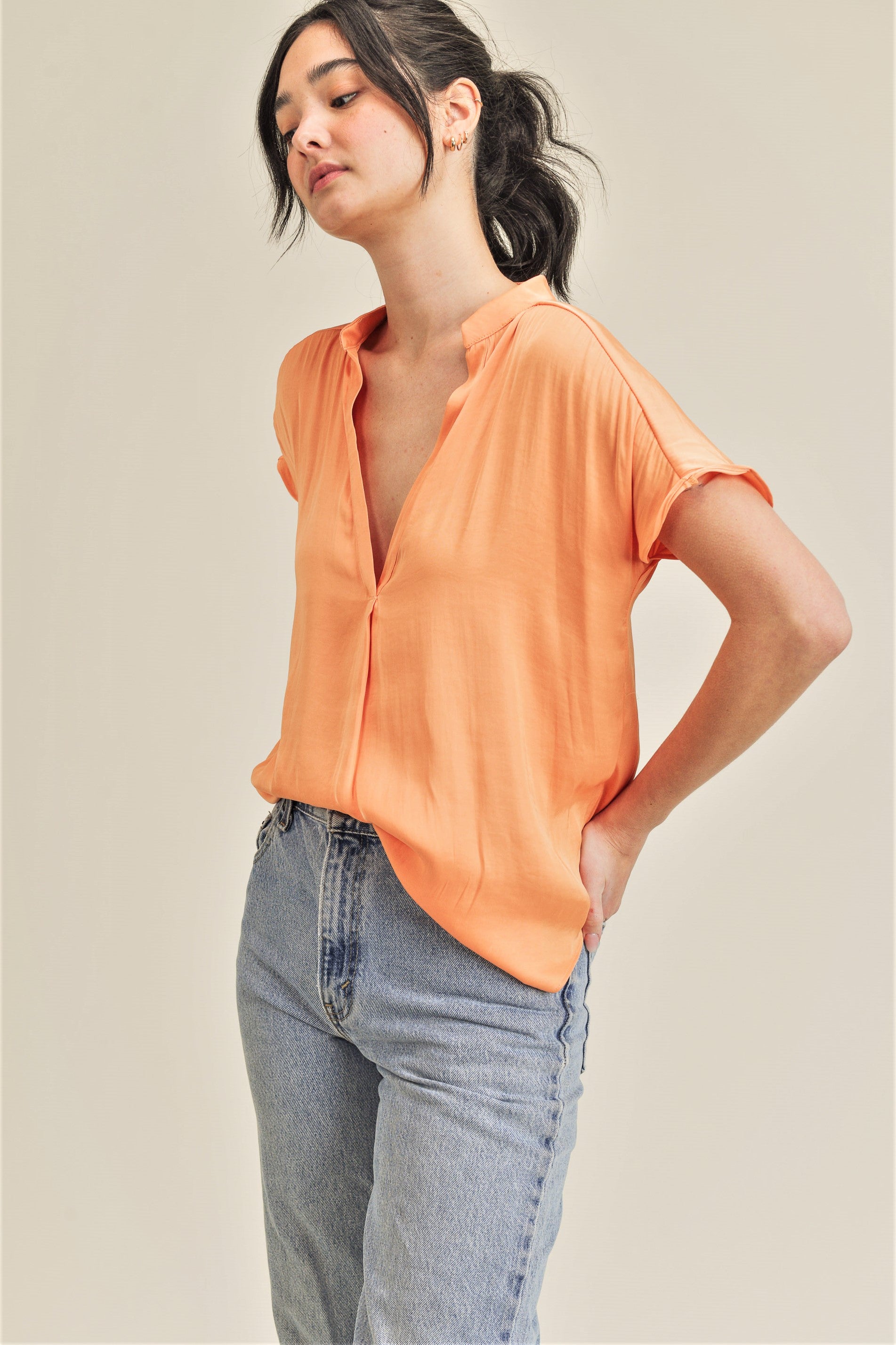 Esme Top - Tangerine