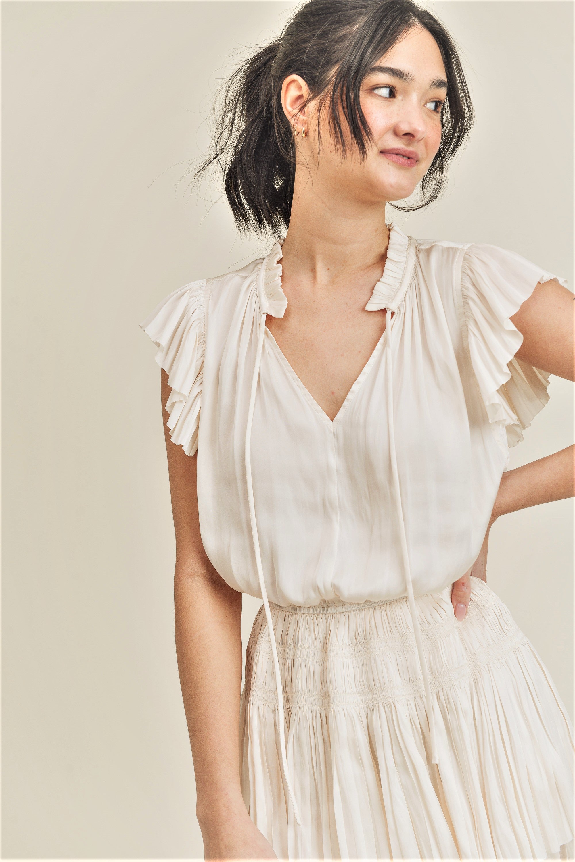 Gabrielle Dress - Champagne